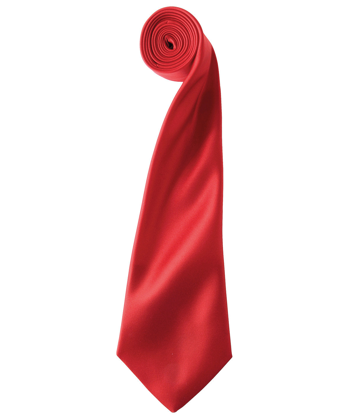 Premier PR750 'Colours' satin tie in Red