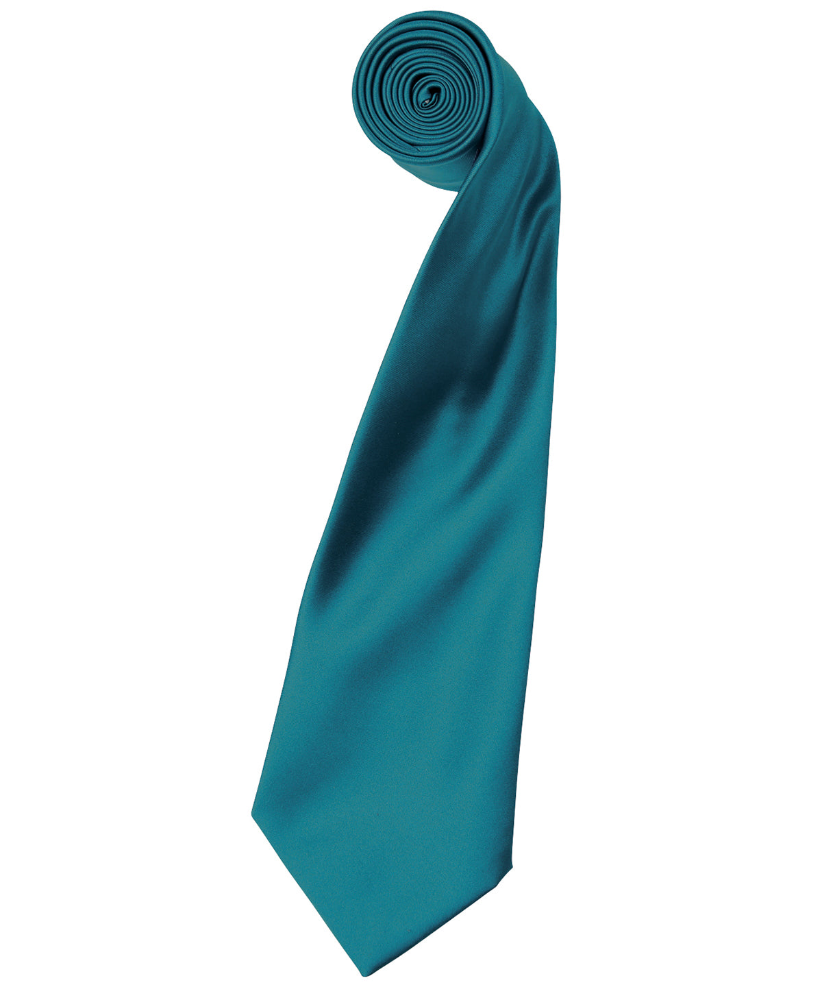 Premier PR750 'Colours' satin tie in Teal