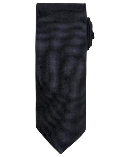 Premier PR780 Micro waffle tie in Black