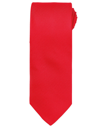 Premier PR780 Micro waffle tie in Red