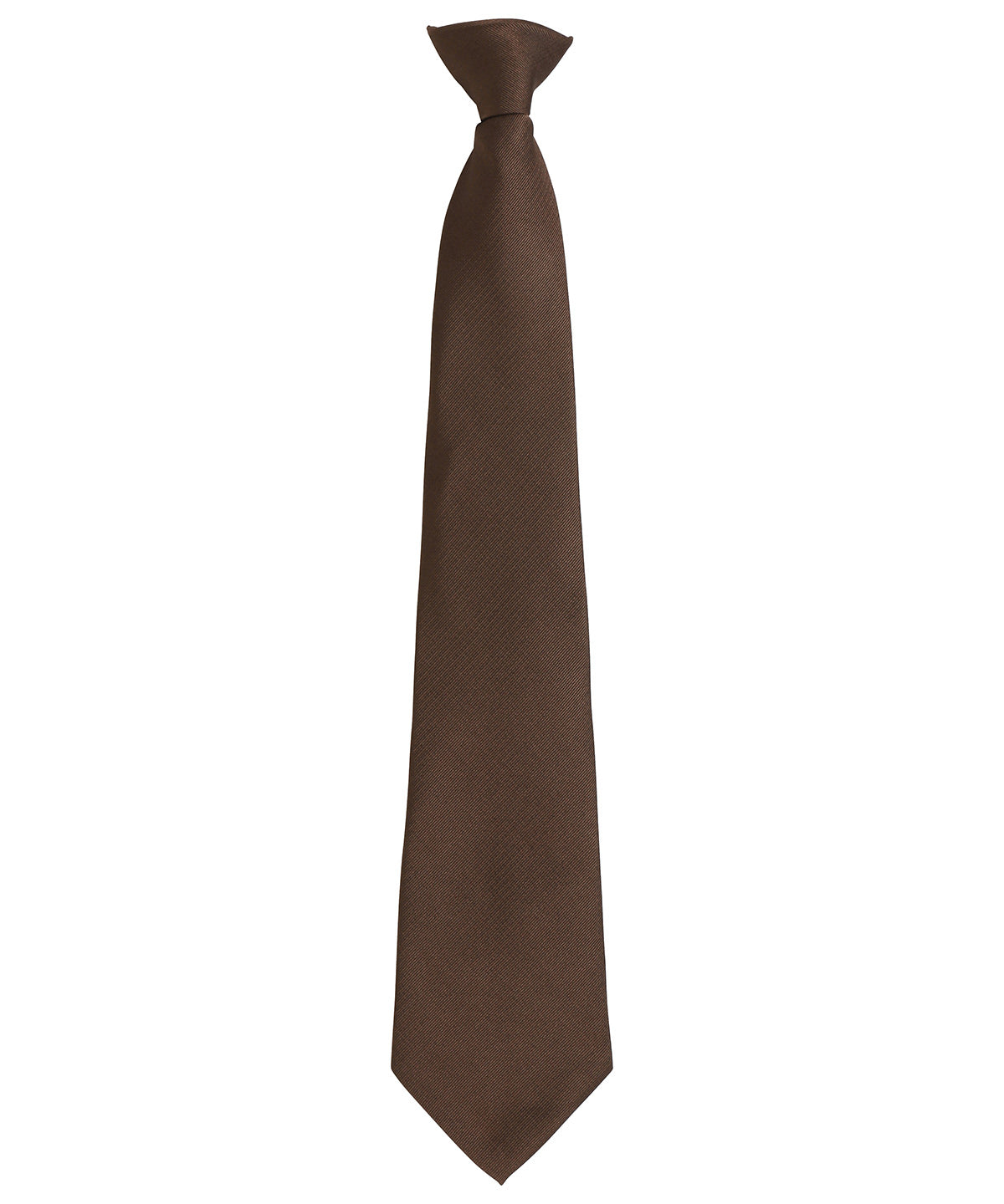 Premier PR785 'Colours Originals' fashion clip tie in Brown