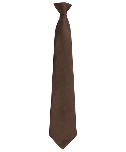 Premier PR785 'Colours Originals' fashion clip tie in Brown