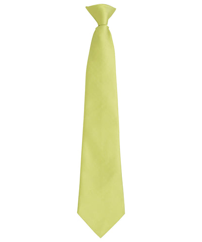 Premier PR785 'Colours Originals' fashion clip tie in Lime