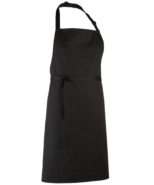 Premier PX150 Colours bib apron - XL in Black