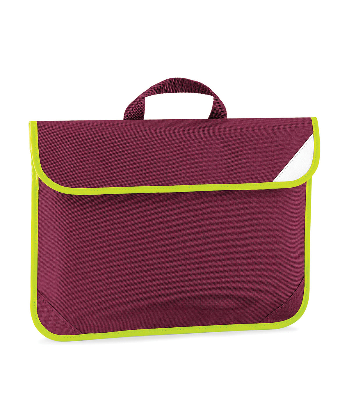 Quadra QD452 Enhanced-viz book bag in Burgundy