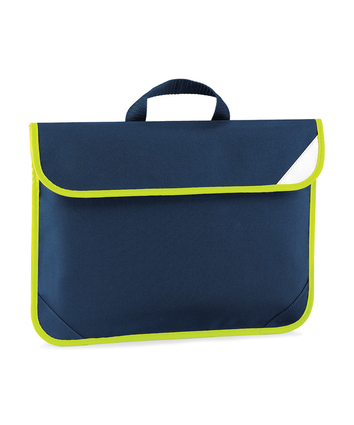 Quadra QD452 Enhanced-viz book bag in French Navy
