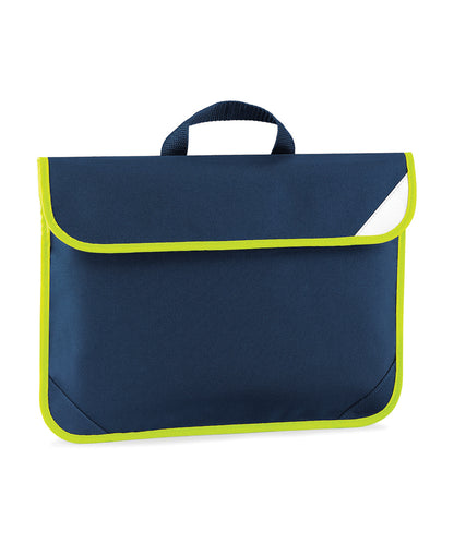 Quadra QD452 Enhanced-viz book bag in French Navy