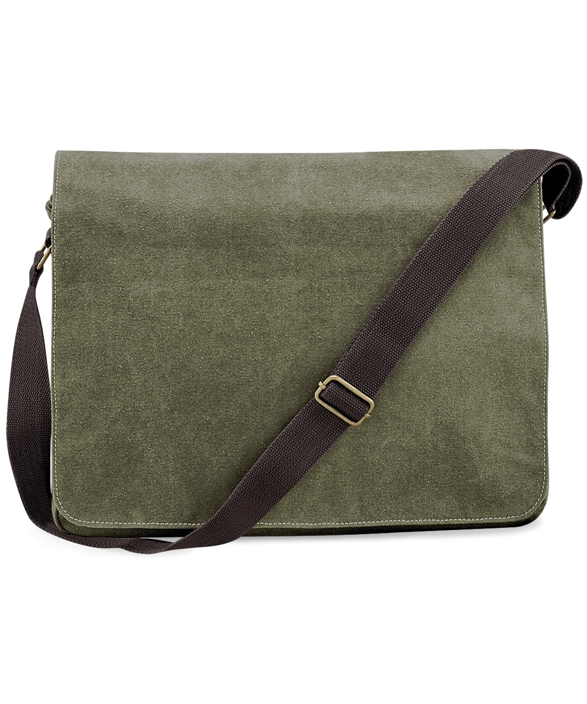 Quadra QD610 Vintage canvas despatch bag in Vintage Military Green