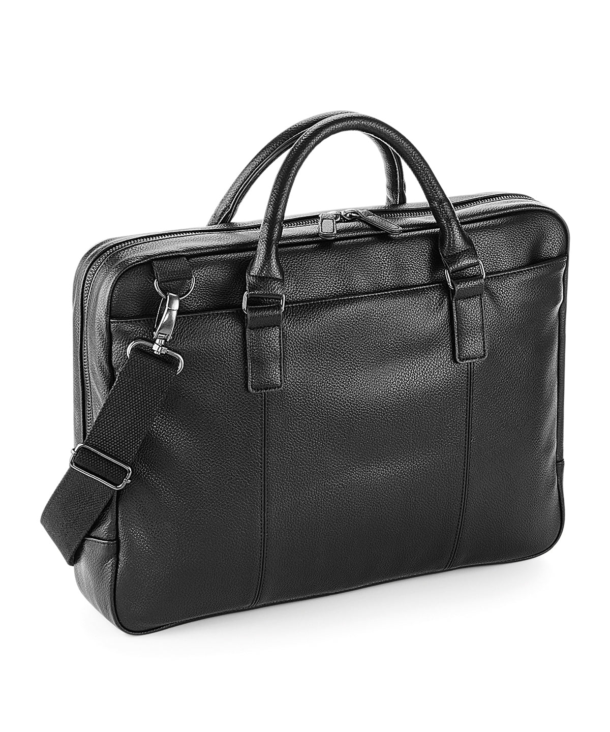 Quadra QD892 NuHide® slimline laptop brief in Black