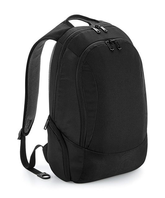 Quadra QD906 Vessel™ slimline laptop backpack in Black