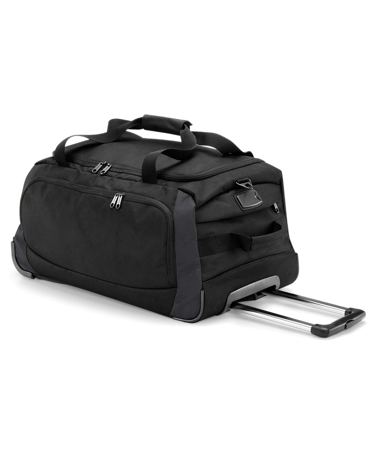 Quadra QD970 Tungsten™ wheelie travel bag in Black/Dark Graphite