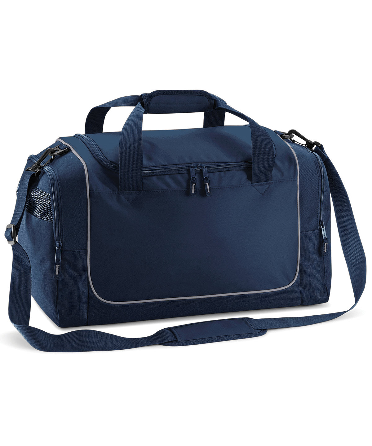 Quadra QS077 Teamwear locker bag in French Navy/Light Grey