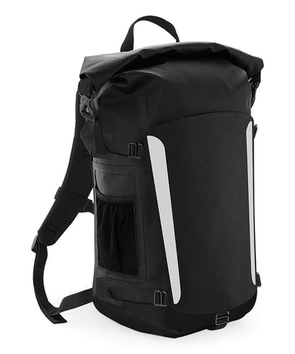 Quadra QX625 SLX® 25 litre waterproof backpack in Black/Black