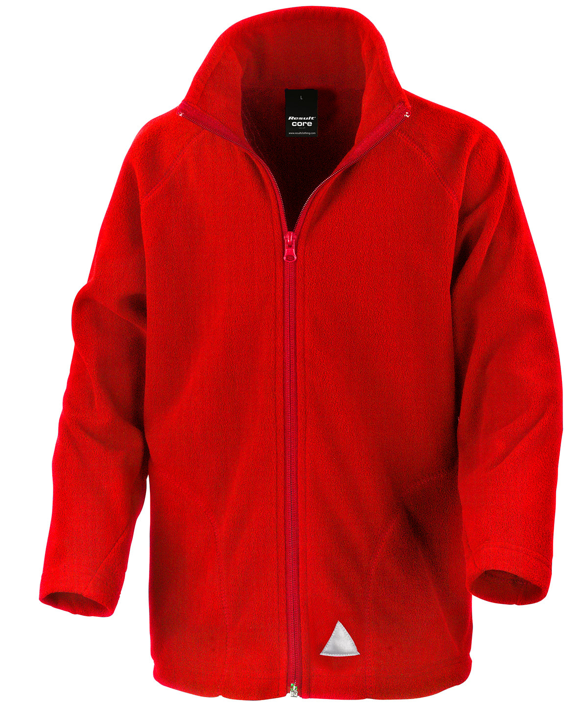 Result Core R114J Core junior microfleece jacket in Red