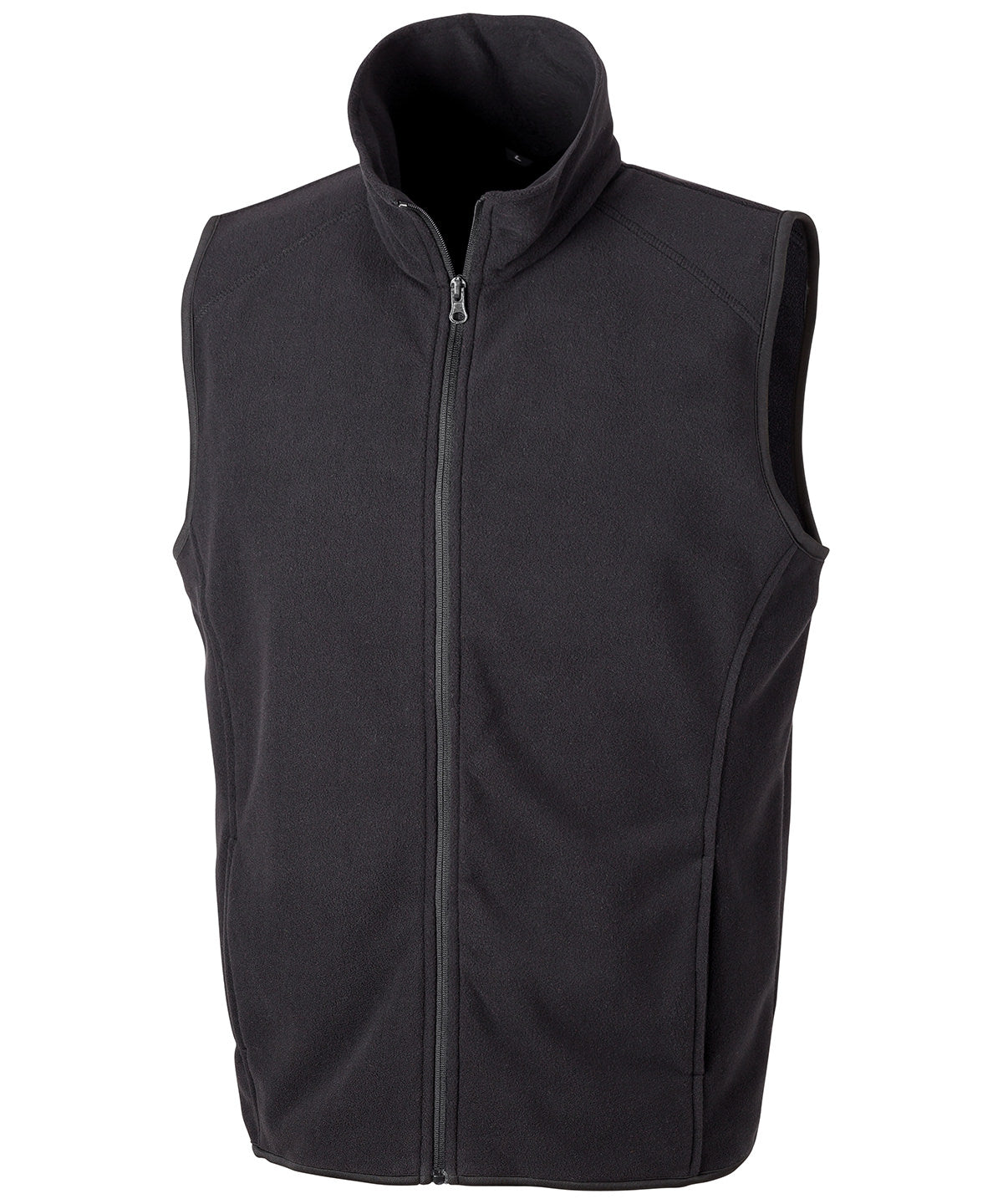 Result Core R116X Core microfleece gilet in Black