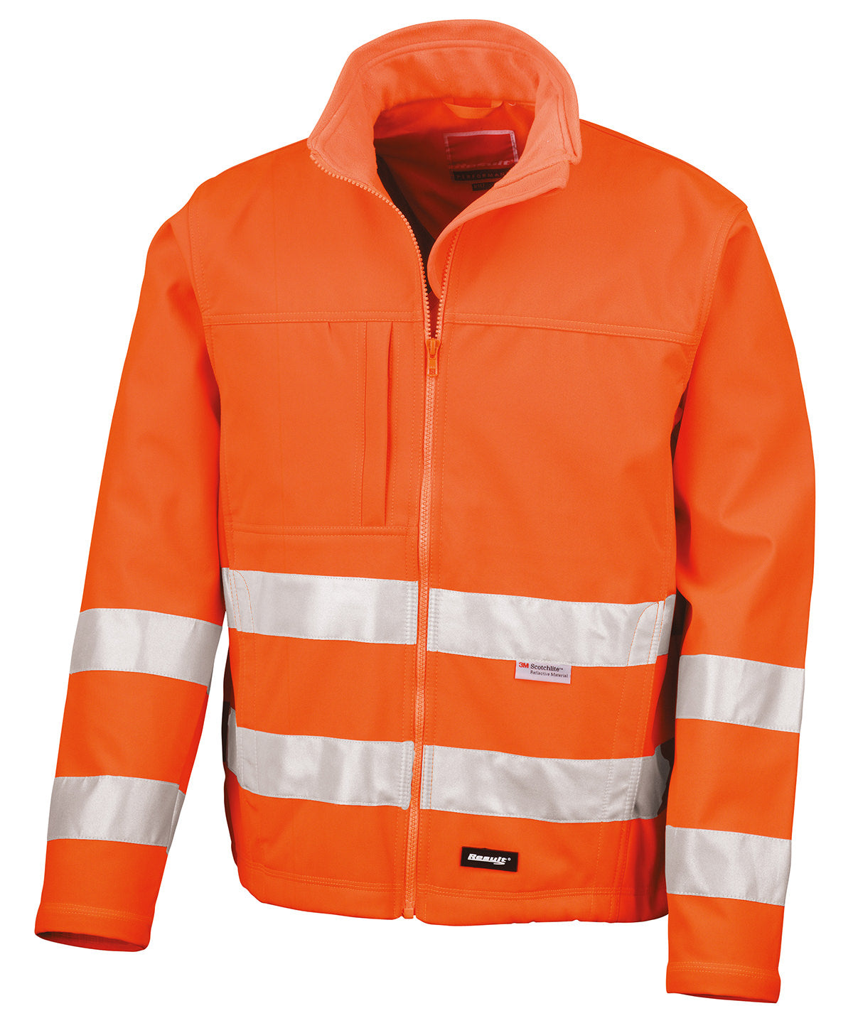 Result Safeguard R117A High-viz softshell jacket in Fluorescent Orange