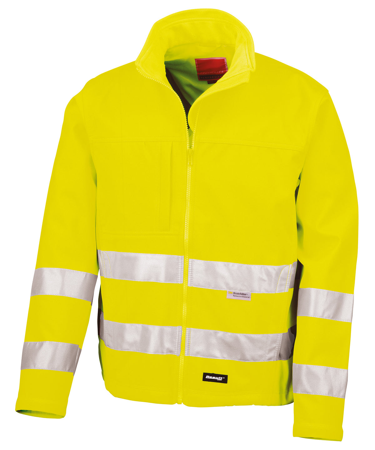 Result Safeguard R117A High-viz softshell jacket in Fluorescent Yellow