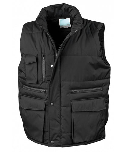 Result Workguard R127A Lance bodywarmer in Black