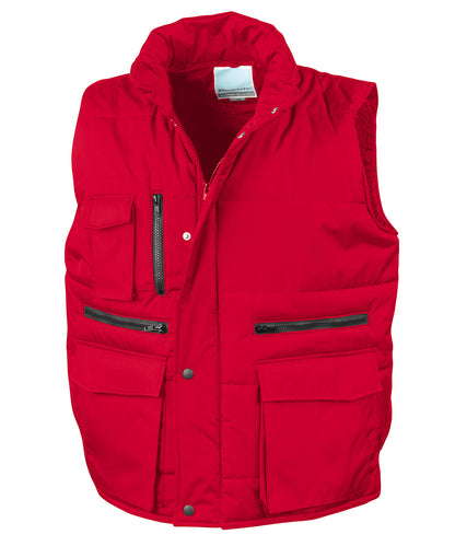 Result Workguard R127A Lance bodywarmer in Red