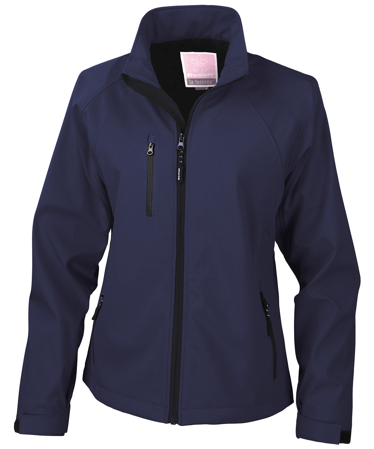 Result R128F Women's baselayer softshell jacket in Navy