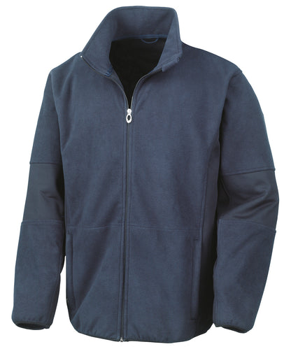 Result R131M Osaka combed pile softshell jacket in Navy