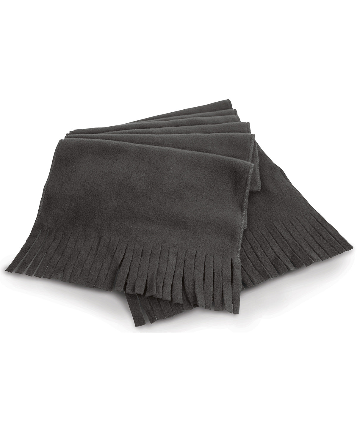 Result Winter Essentials R143X Polartherm™ tassel scarf in Charcoal Grey