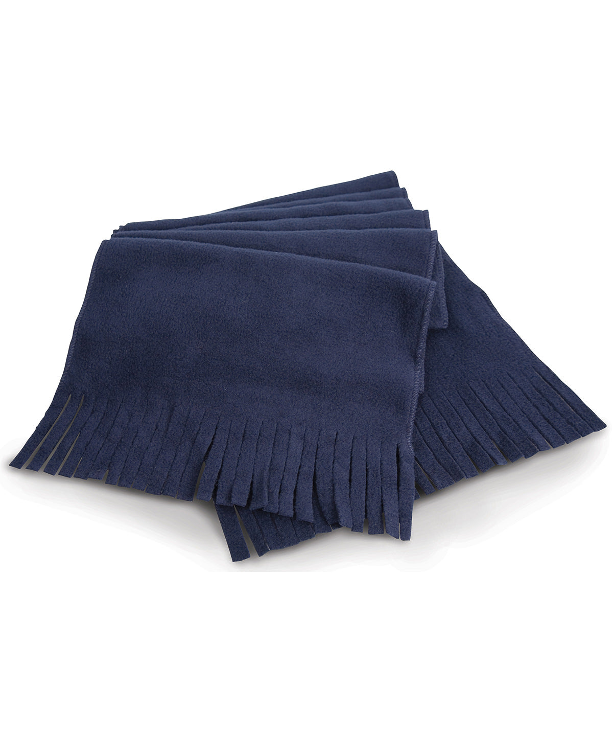 Result Winter Essentials R143X Polartherm™ tassel scarf in Navy