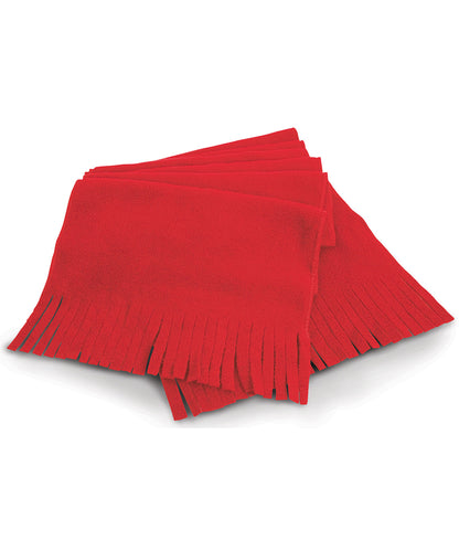 Result Winter Essentials R143X Polartherm™ tassel scarf in Red