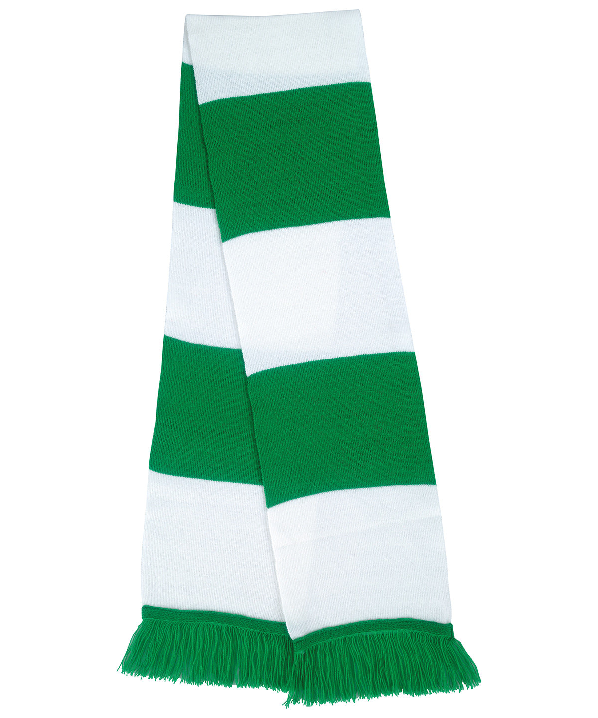Result Winter Essentials R146X Team scarf in Kelly Green/White