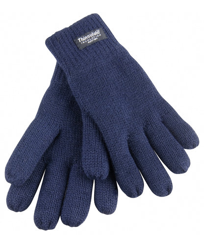 Result Winter Essentials R147J Junior classic fully lined Thinsulate™ gloves in Navy