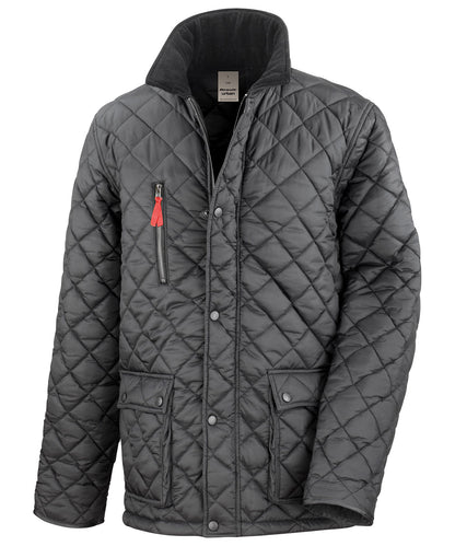 Result Urban Outdoor R196X Urban Cheltenham Gold jacket in Black