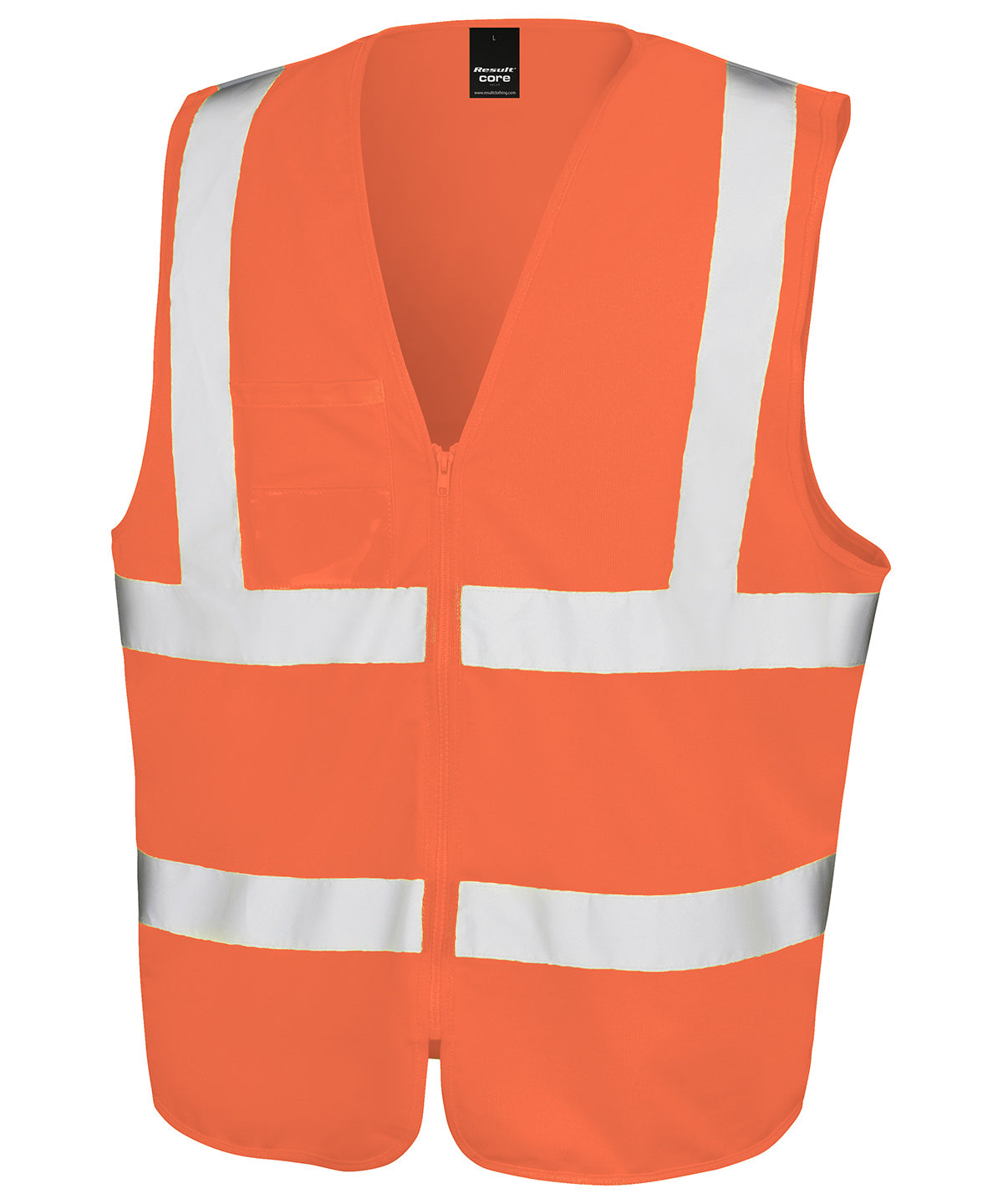 Result Core R202X Core zip ID safety tabard in Orange