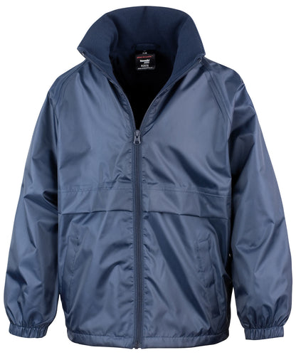 Result Core R203J Core junior microfleece lined jacket in Navy