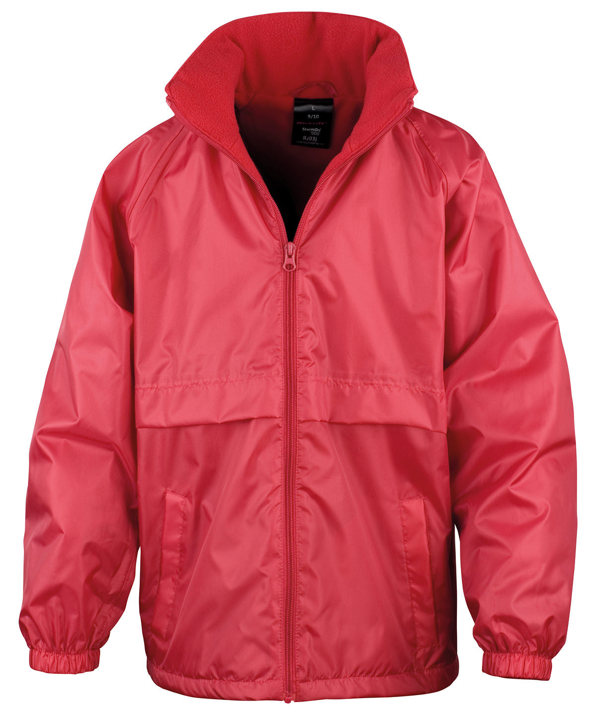 Result Core R203J Core junior microfleece lined jacket in Red