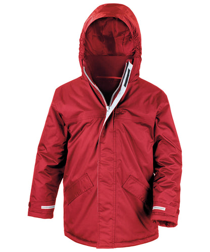 Result Core R207J Core junior channel parka in Red