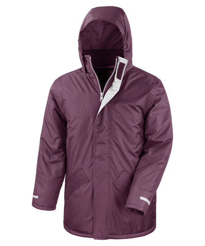 Result Core R207X Core winter parka in Burgundy
