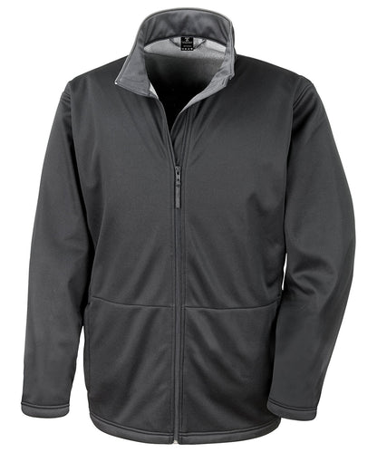 Result Core R209X Core softshell jacket in Black