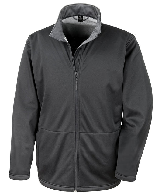 Result Core R209X Core softshell jacket in Black