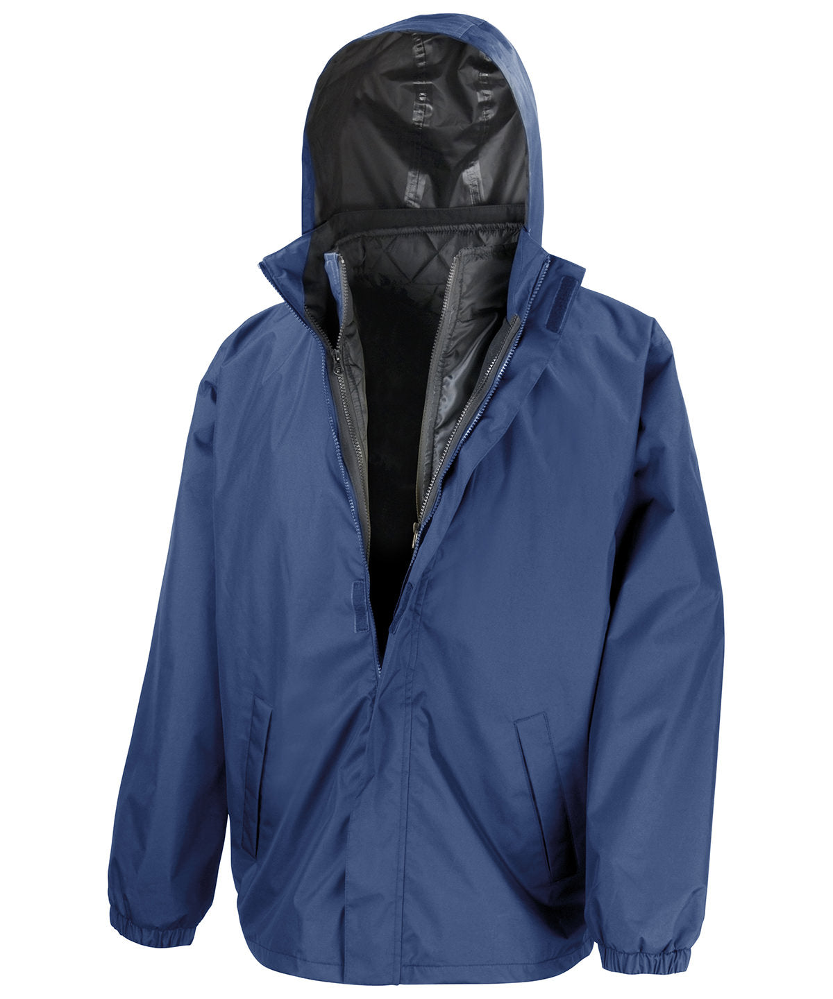 Result Core R215X Core 3-in-1 jacket with quilted bodywarmer in Navy