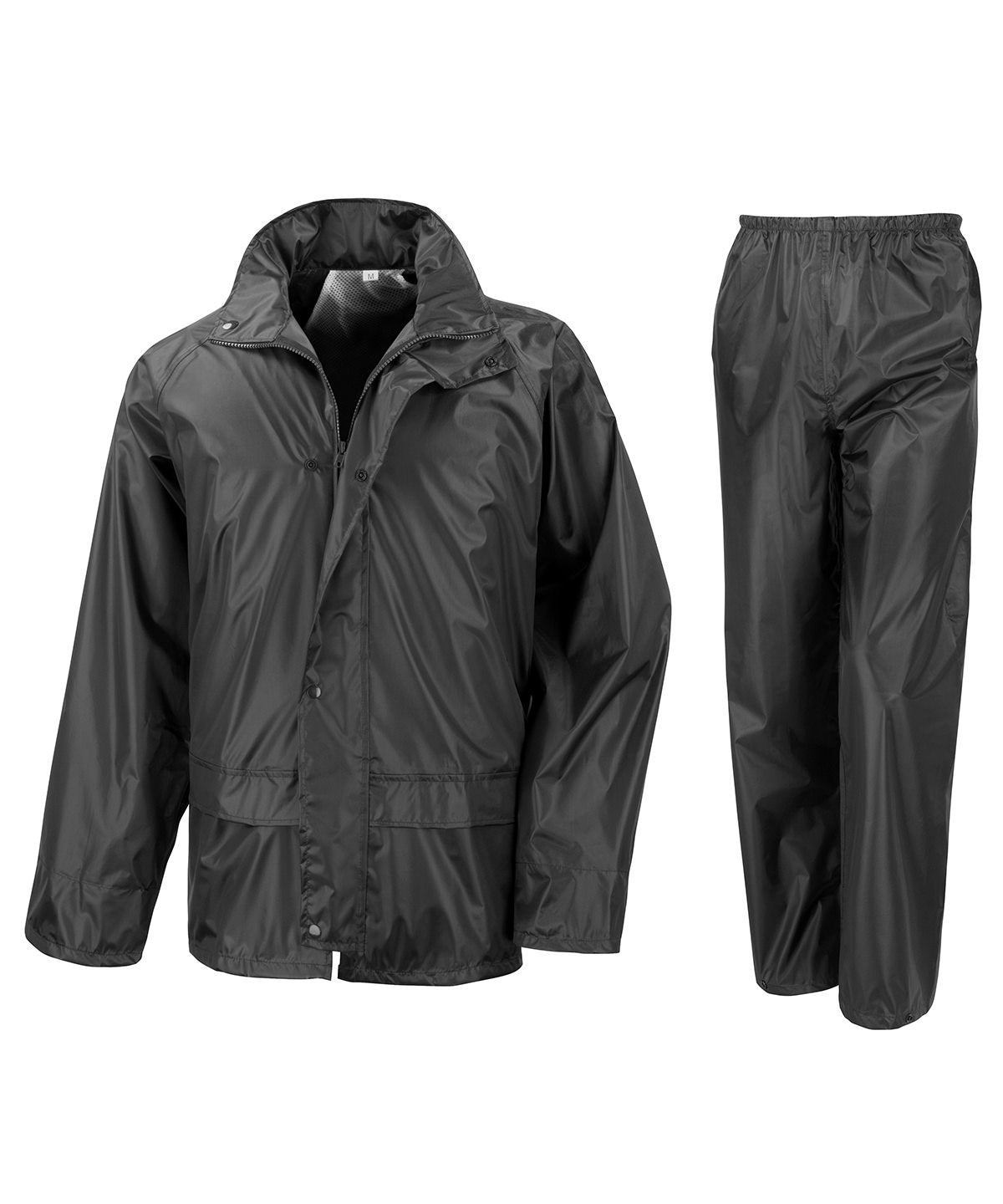 Result Core R225J Core junior rain suit in Black