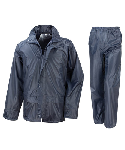 Result Core R225J Core junior rain suit in Navy