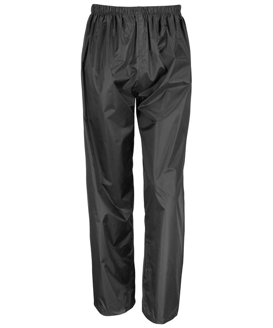 Result Core R226X Core rain trousers in Black