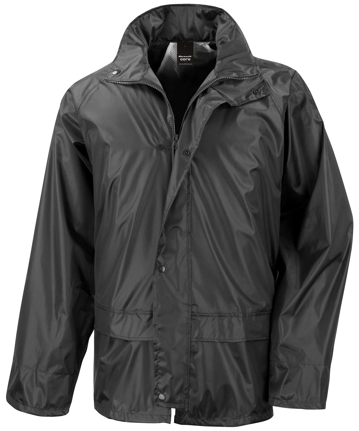 Result Core R227X Core rain jacket in Black