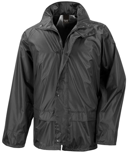 Result Core R227X Core rain jacket in Black