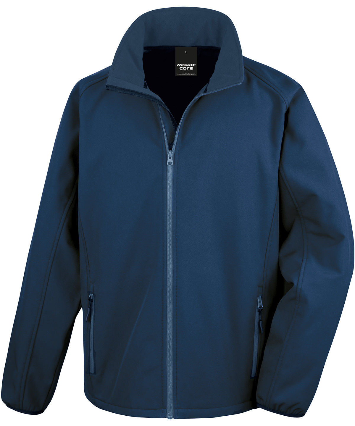 Result Core R231M Core printable softshell jacket in Navy/Navy