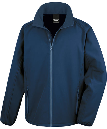 Result Core R231M Core printable softshell jacket in Navy/Navy