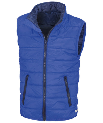Result Core R234J Core junior bodywarmer in Royal/Navy