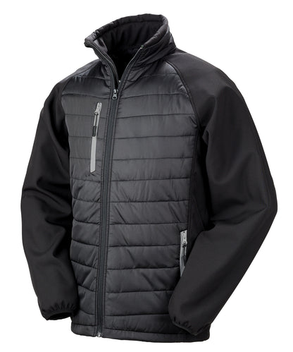 Result Recycled R237X Compass padded softshell jacket