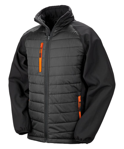 Result Recycled R237X Compass padded softshell jacket