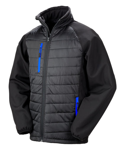 Result Recycled R237X Compass padded softshell jacket